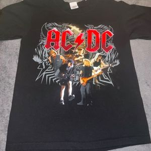 (2 SIDED) Rock Group AC/DC black CONCERT T-Shirt 2009 Band mens womens SMALL S